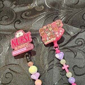 Pink and Purple Nurse Themed Kids Accessories